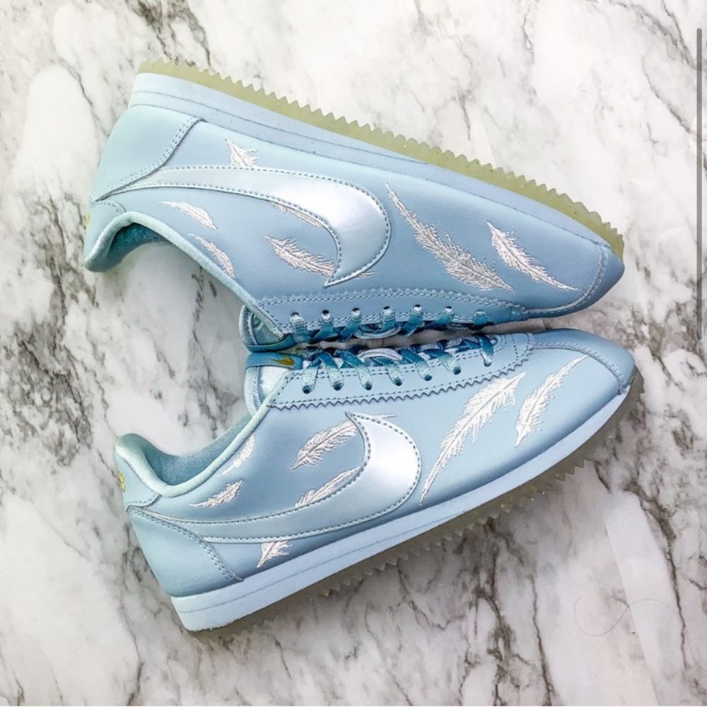♥️SOLD♥️Nike Cortez Blue Ocean Bliss Sneaker 7.5 - Picture 5 of 8